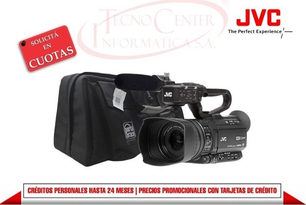 Kit Filmadora JVC UHD 4K + Micrófono + Estuche